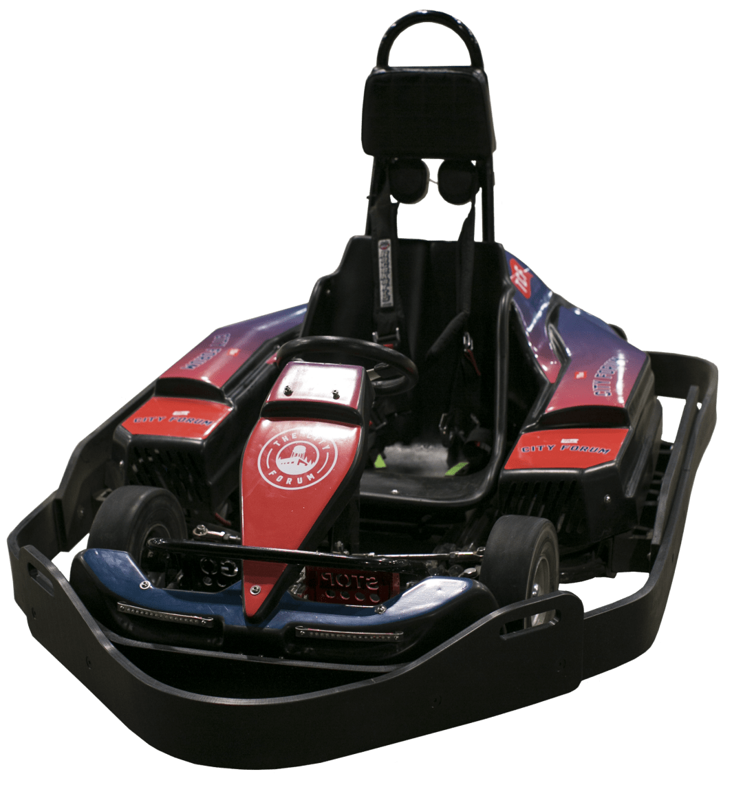 Go-kart representing the entertainment experiences at Project 2231